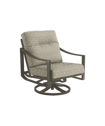 Tropitone Kenzo Cushion Swivel Action Lounger 391425NT - Mocha / Maze