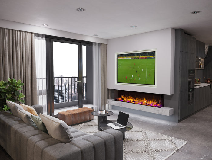 60" LEX3 Electric Fireplaces