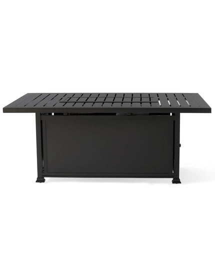 Mallin Paso Robles 36"W 60.5"D 26.25"H Rectangular Chat Height Fire Table LF262-N260F - Autumn Rust