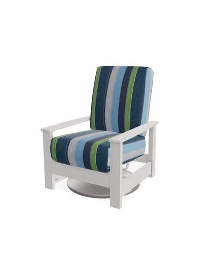 Telescope Leeward 6-Piece Sofa Set with Firepit - Snow / Calypso