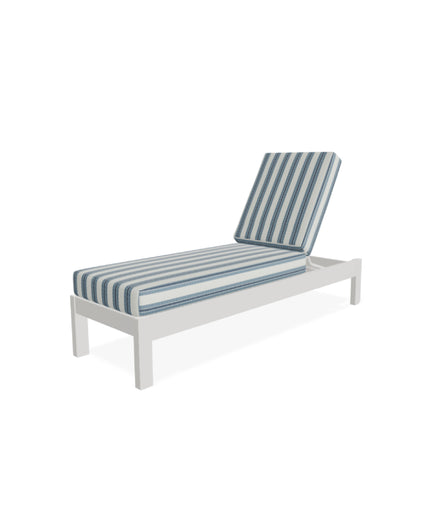 Telescope Leeward MGP Cushion Armless Chaise Lounge 86N6894 - Snow / Denim