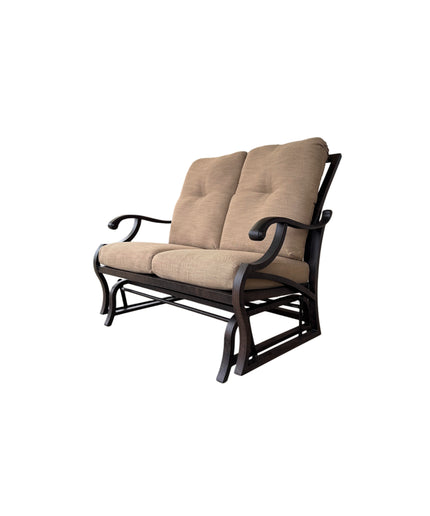 Mallin Volare Cushion Love Seat Glider VO-856 - Autumn Rust / Rochelle Spice