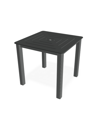 Telescope 21"W x 21"D x 19.5"H Square MGP Dash End Table 500TP3D - Graphite