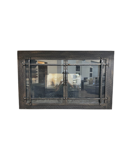 Napa Traditional Fireplace Doors - Burnished Copper