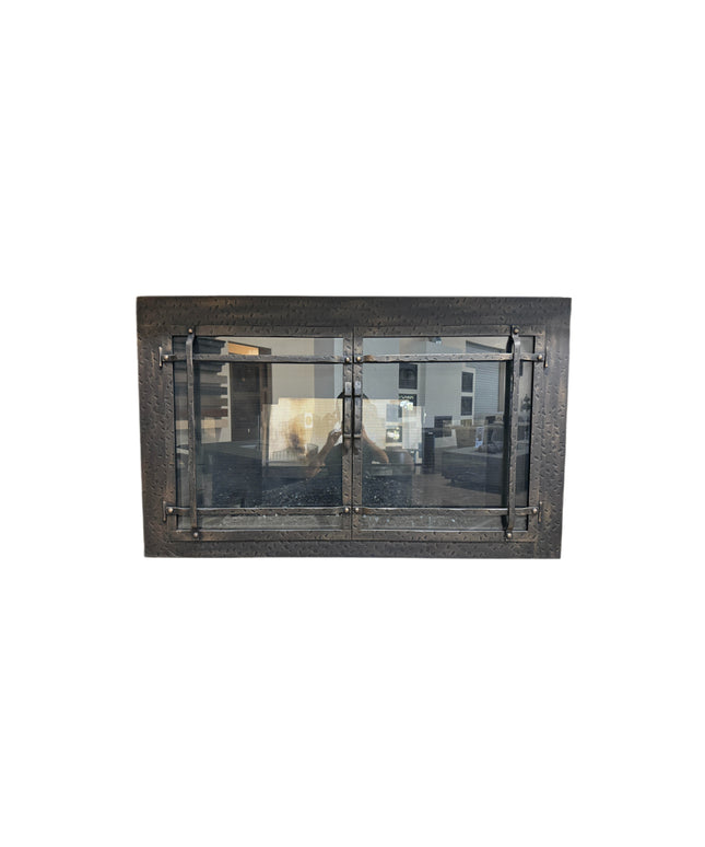 Napa Traditional Fireplace Doors - Burnished Copper