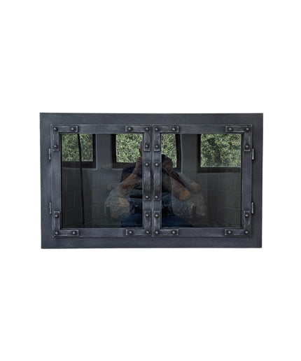 Nottingham Traditional Fireplace Doors - Burnished Latte
