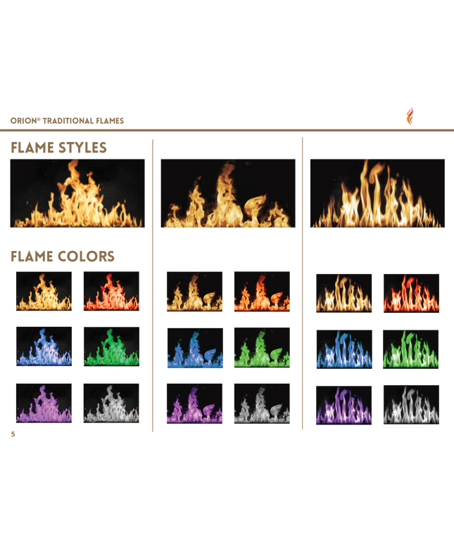 36" Modern Flames Orion® Traditional Built-In Electric Fireplace or Insert OR36-TRAD (Display Model)