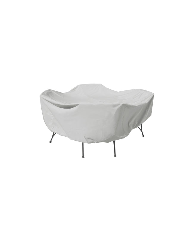 Treasure Garden 84" Diameter x 36"H Round/Square Table & Chairs Cover PFC551 - Gray