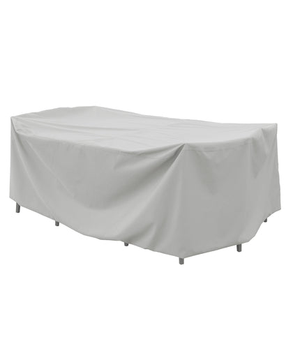 Treasure Garden 72” W x 90” D x 36” H Oval/Rectangle Table & Chairs Cover PFC592 - Gray