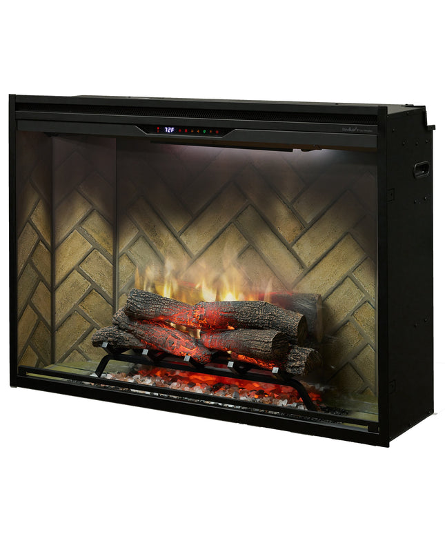 Dimplex Revillusion® 42" Electric Fireplace Herringbone REV42-HB