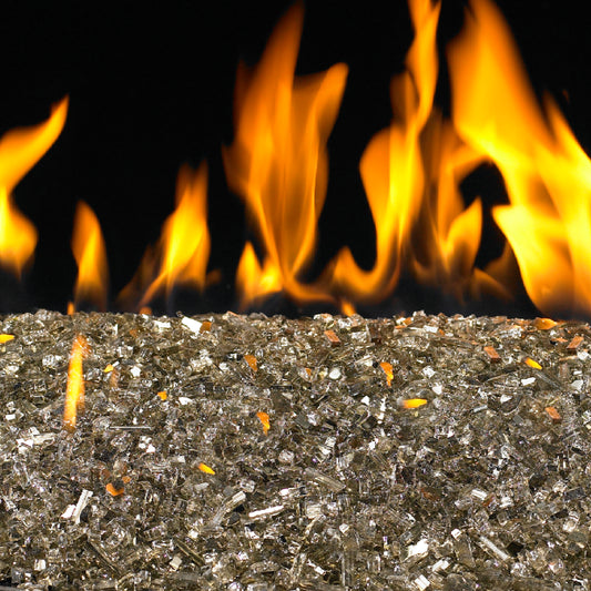 Real Fyre 10 Lbs Bronze Reflective Fireglass GL-10-ZR