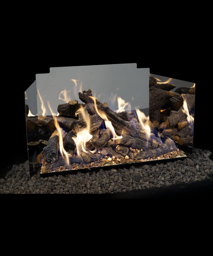 Real Fyre Fyreback Black Porcelain Large FBCB-30