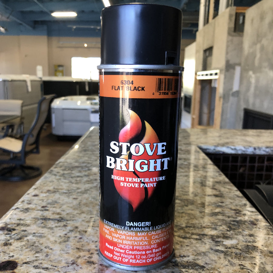 Stove Bright High Temperature Stove Paint - 6304 Flat Black