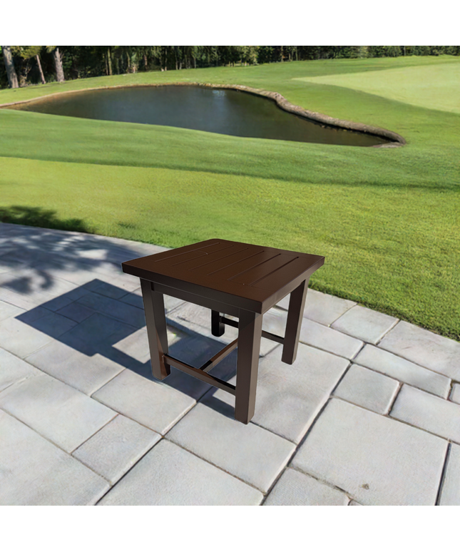 Summer Classics Club Aluminum Square End Table 333617