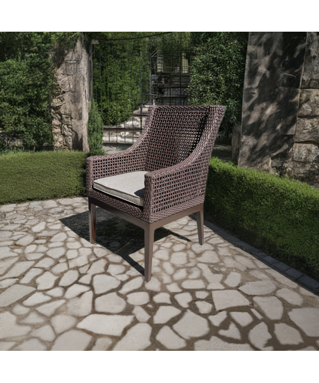 Summer Classics Peninsula Woven Arm Chair