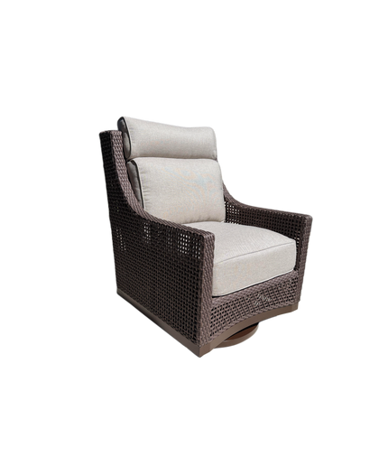Summer Classics Peninsula Swivel Glide Chair