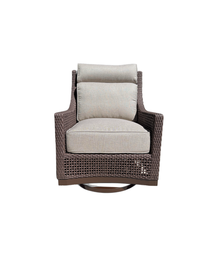 Summer Classics Peninsula Swivel Glide Chair