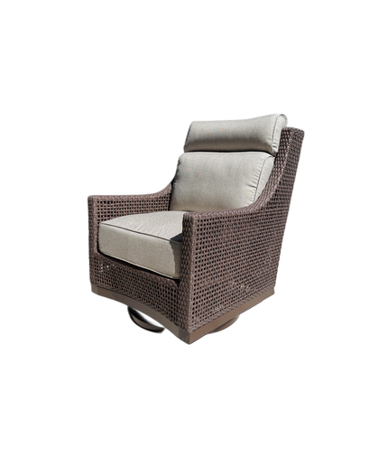 Summer Classics Peninsula Swivel Glide Chair