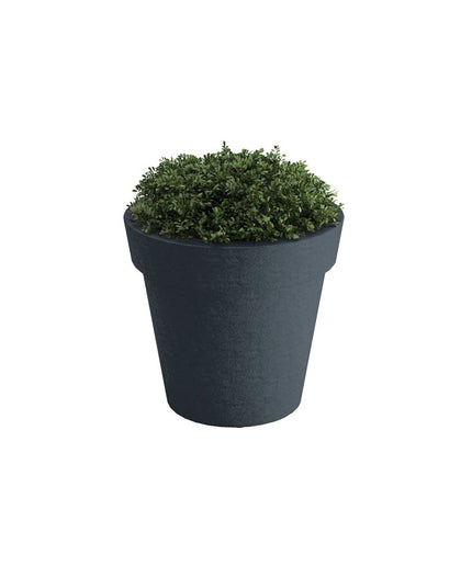 Tropitone Tera 40" Diameter x 40"H Round Marine Grade Polymer Self Watering Planter (X-Large) 6A1900SWXL - Bright Black