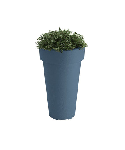 Tropitone Tera 20" Diameter x 33.5"H Round Marine Grade Polymer Planter (Large) 6A1900L - Bright Blue