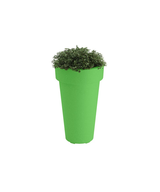 Tropitone Tera 20" Diameter x 33.5"H Round Marine Grade Polymer Planter (Large) 6A1900L - Bright Green