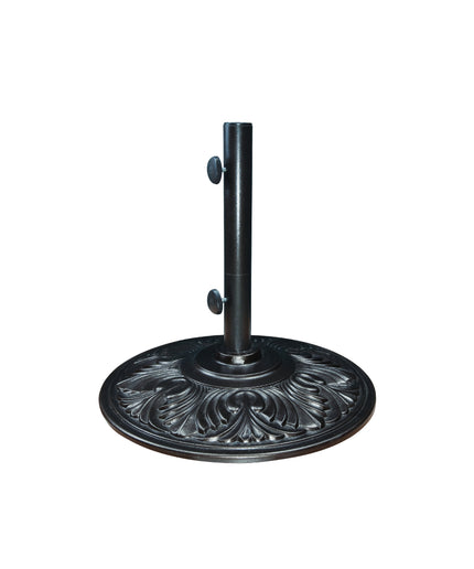 Treasure Garden 50 lb. Round Art Deco Umbrella Base BA509 - Black