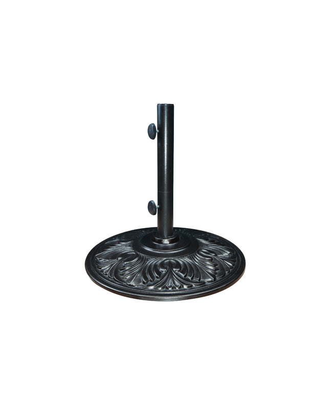 Treasure Garden 50 lb. Round Art Deco Umbrella Base BA509 - Black