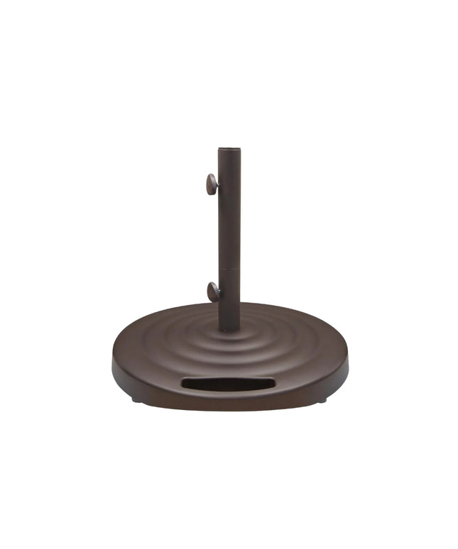 Treasure Garden Monaco 100 lb. Round Umbrella Base w/ Wheels BKM1000 - Bronze
