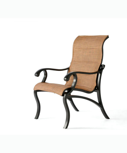Mallin Volare Padded Sling Dining Chair VO-320 - Autumn Rust / Rochelle Spice