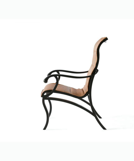 Mallin Volare Padded Sling Dining Chair VO-320 - Autumn Rust / Rochelle Spice