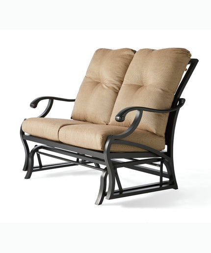 Mallin Volare Cushion Love Seat Glider VO-856 - Autumn Rust / Rochelle Spice