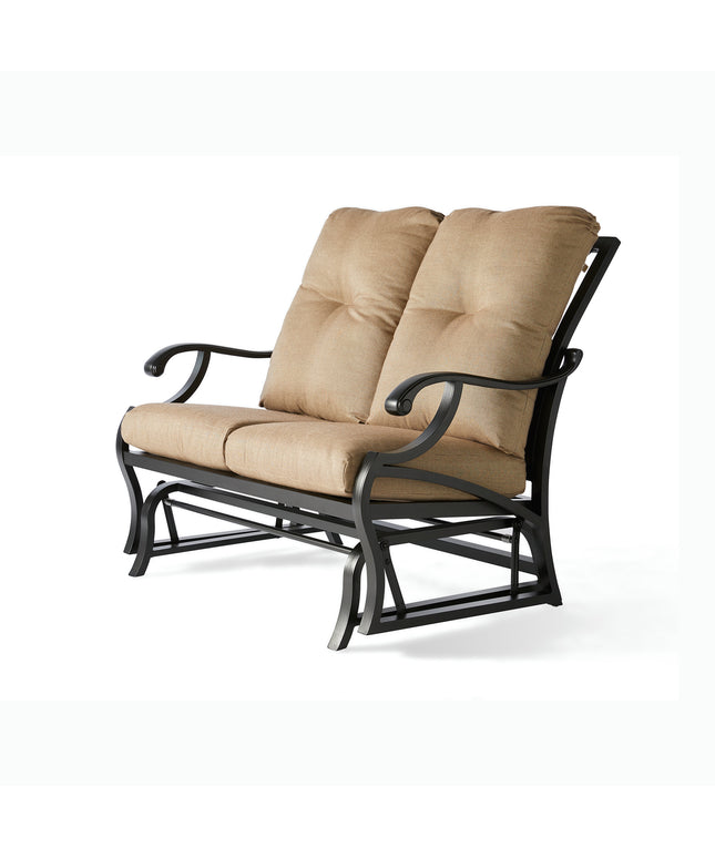 Mallin Volare Cushion Love Seat Glider VO-856 - Autumn Rust / Rochelle Spice
