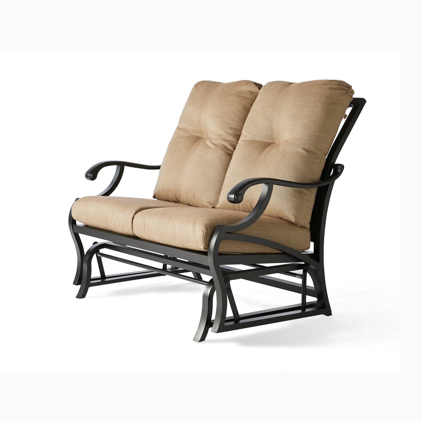 Mallin Volare Cushion Love Seat Glider VO-856 - Autumn Rust / Rochelle Spice