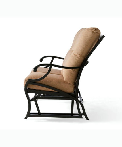 Mallin Volare Cushion Love Seat Glider VO-856 - Autumn Rust / Rochelle Spice