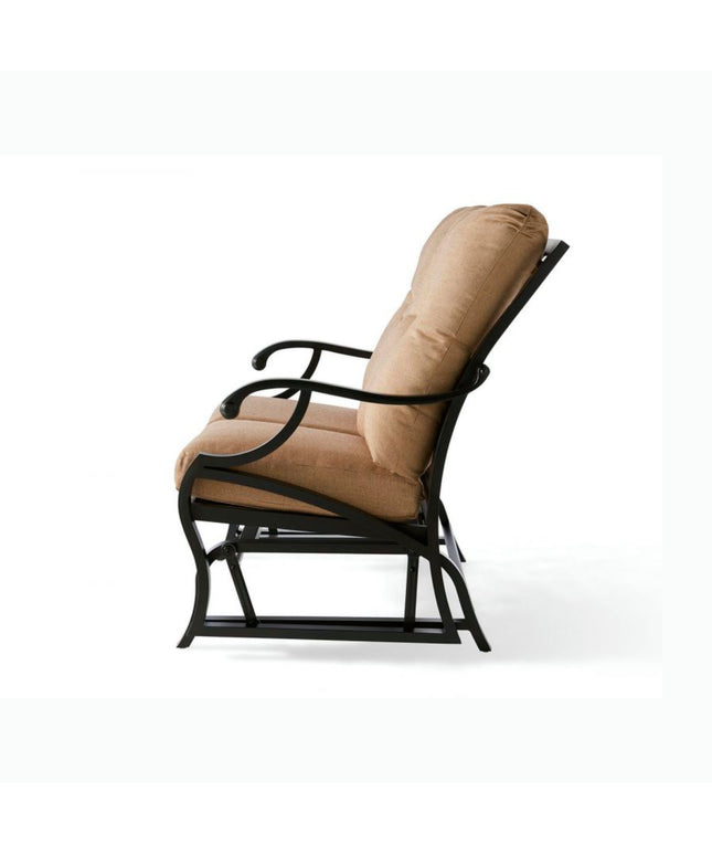Mallin Volare Cushion Love Seat Glider VO-856 - Autumn Rust / Rochelle Spice