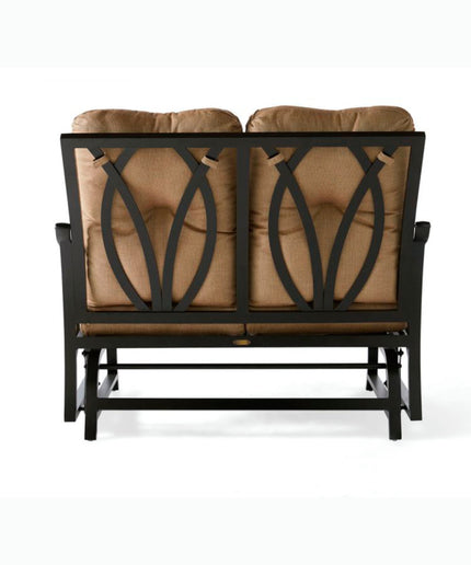 Mallin Volare Cushion Love Seat Glider VO-856 - Autumn Rust / Rochelle Spice