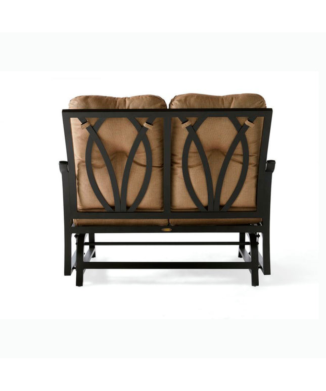 Mallin Volare Cushion Love Seat Glider VO-856 - Autumn Rust / Rochelle Spice