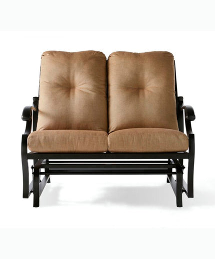 Mallin Volare Cushion Love Seat Glider VO-856 - Autumn Rust / Rochelle Spice