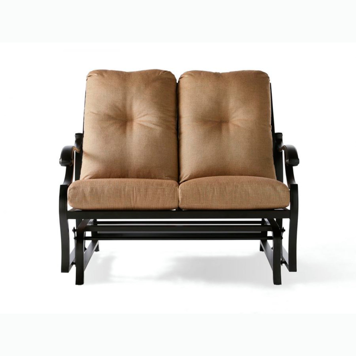 Mallin Volare Cushion Love Seat Glider VO-856 - Autumn Rust / Rochelle Spice