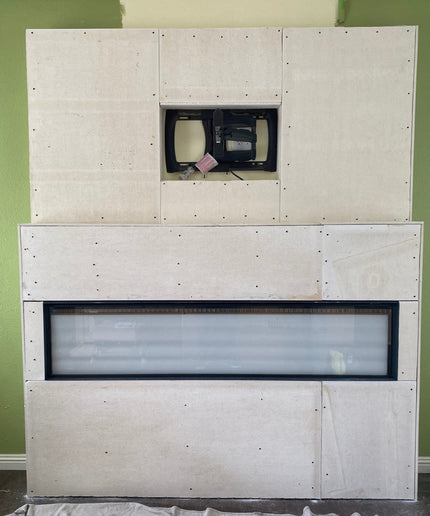 60"w x 96"h x 12"d Media Wall Framing Kit for Valor 50" Electric Fireplace LEX2