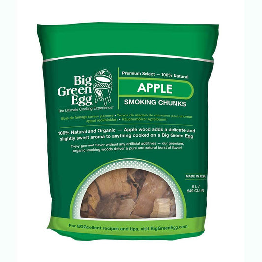 Big Green Egg Smoking Chunks, Apple (9 L) 114617