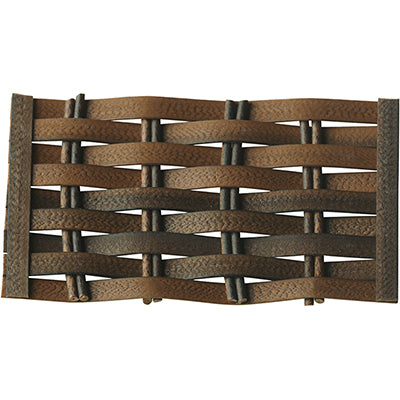 Gensun Florence 3-Piece Woven Bistro Set - Desert Bronze / Chestnut