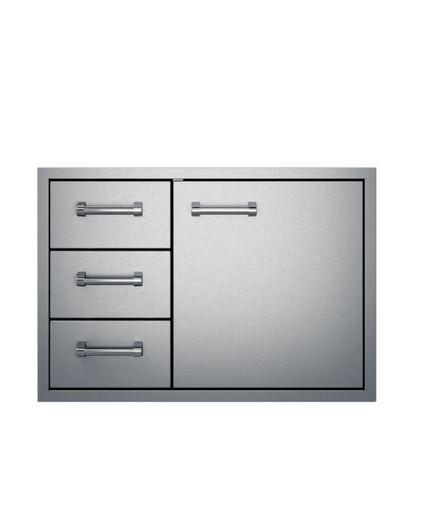30" Delta Heat 3-Drawer-Door Combo DHDD303-B
