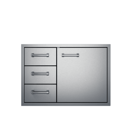 30" Delta Heat 3-Drawer-Door Combo DHDD303-B