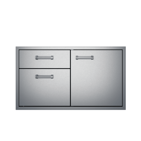 36" Delta Heat 2-Drawer-Door Combo DHDD362-B