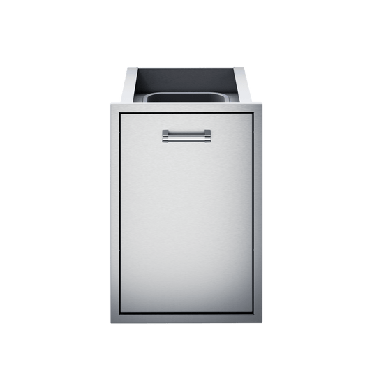 18" Delta Heat Tall Trash Drawer (Trash Can Included) DHTD18T-B