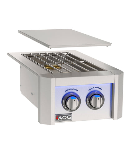American Outdoor Grill (AOG) Built-In Double Side Burner 25,000 BTU’s (“L” Series) AOG2SBL