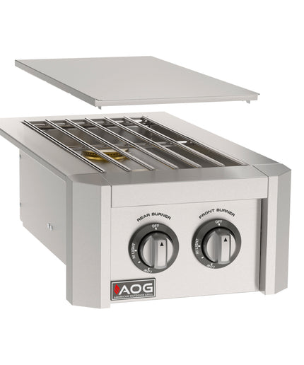 American Outdoor Grill (AOG) Built-In Double Side Burner 25,000 BTU’s (“T” Series) AOG2SBT