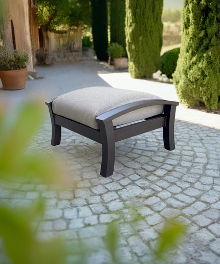 Mallin Georgetown Cushion Ottoman GT-488 - Bronze / Verona Mushroom