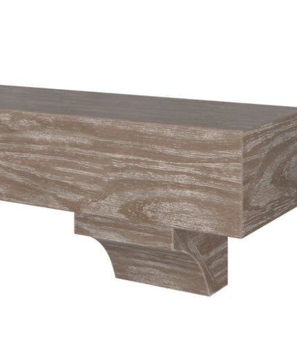 Pearl Mantels 60" Shenandoah Wood Fireplace Mantel Shelf with Corbels 412-60-09 - Farmhouse (Display Model)